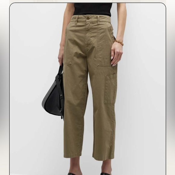 AGOLDE Daria Women's Utility Pant 25 NWOT Duffel Wide Leg Stretch Twill Cropped - Picture 3 of 15